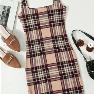 SHEIN BRAND NEW - Plaid Dress Y2K size M